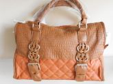 Bolsa Marrom e Laranja